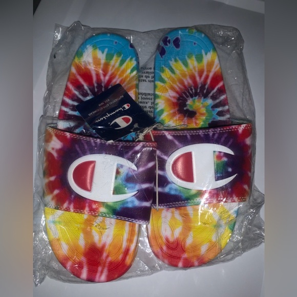 Champion Shoes - Champion White Slide Sandals